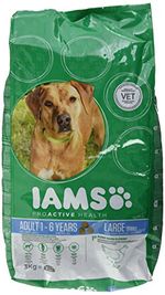 Iams Dog Adult Large Breed Trockenfutter (mit Huhn, für Erwachsene Hunde großer Rassen, enthält viel hochwertiges tierisches Protein), 3 kg Beutel