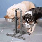 Trixie 2497 Hundebar, separat höhenverstellbar, 2 × 2,8 l/ø24 cm