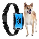 Automatisches Anti Bell Halsband,Erziehungshalsband Hund ,Wasserdicht Anti-Bell-Halsbänder Geeignet für große Hunde, mittlere Hunde, kleine Hunde (Blau)