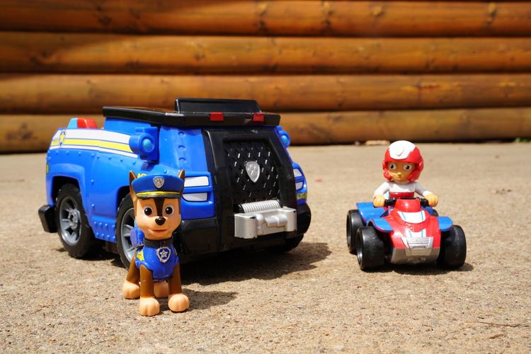 Chase Paw Patrol German Shepherd Dog Toy, motor vehicle, vehicle, tire, lego, wheel, car design, car tire, car, landscape,