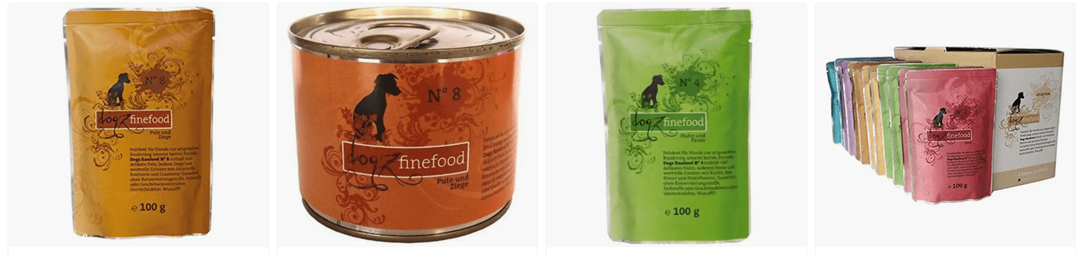 DogZ Hundefutter Zinn, Getränkedose, Blechdose, Aluminiumdose, Lebensmittelbehälter, Zylinder, Getränk, Zutat, Metall, Schrift,
