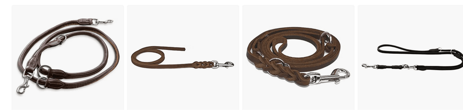 Lederleine für Hunde Lederleine, Leine aus Fettleder, Leine aus Leder, Leder Band für Hunde, braune Leine mit Karabiner, robuste Hundeleine, Hundeleine aus Leder